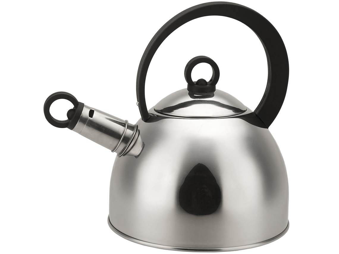 Pava Apta para Gas,Vitro, Inducción Metalizado Y Negro DRW (24x18,5x21,5cm)