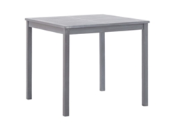 Mesa de jardín LOVELY HOME de madera de acacia maciza gris (80 x 80 x 74 cm)