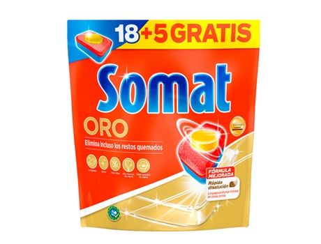 Pastillas para Lavavajillas SOMAT Oro