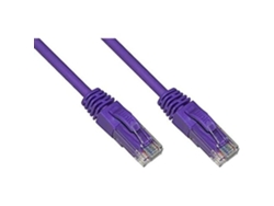 Cable de Red Categoría 6A Utp Sin Blindaje Awg24 Halógeno Morado 50M LINK