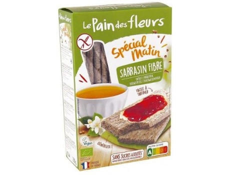 Tostadas LE PAIN DES FLEURS Special Matin Trigo Sarracenor (Manzana)
