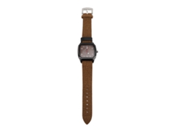Reloj Casual De Cuarzo Para Hombre Con Correa De Cuero Marrón