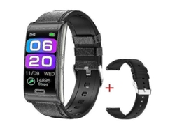 Reloj inteligente E600 con ECG, glucosa en sangre y frecuencia cardíaca, para hombre, no invasivo, monitor de salud, deportivo, para mujer, pulsera_k29 Ly Ebike
