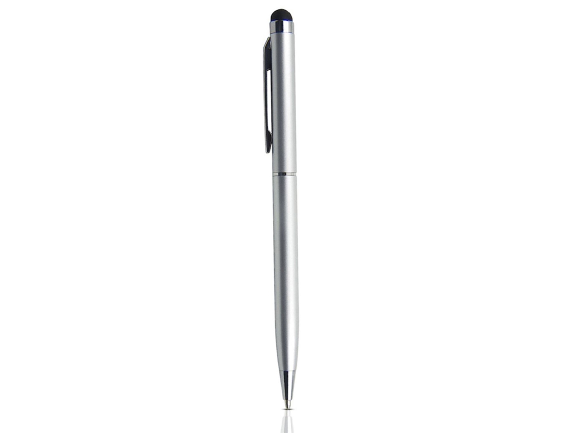 ILIKE Pn1 Universal 2 en 1 Lápiz Táctil Capacitivo con Lápiz Smartphone y Tablet Pc Plata