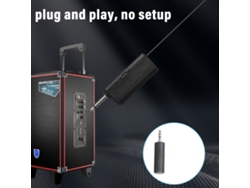Sistema Profesional De Micrófono Inalámbrico De Mano Dinámico Dual Con Receptor Y Pantalla Lcd.