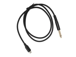 Cabo Usb C Para Ts Plug And Play 6.35mm 1/4 Polegada Para Guitarra Eléctrica Baixo Mixer Pc Smartphone 1m