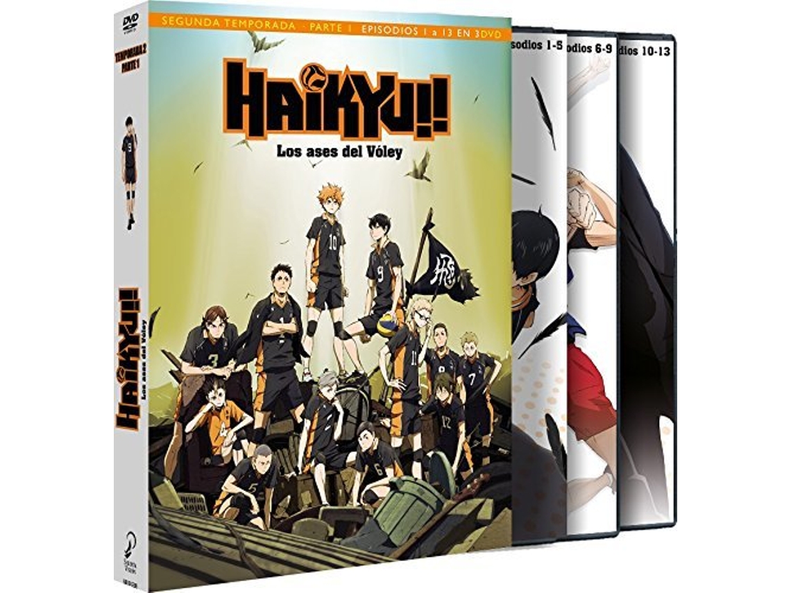 DVD Haikyuu!! (Temporada 2 - Parte 1 - Ep. 1 a 13 )/ Haikyu!! Los Ases Del Voley