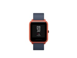 Smartwatch AMAZFIT Bip Gps Glonass Multilingüe autonomía 45 días stand-by compatible con iOS (Rojo Cinnbar)