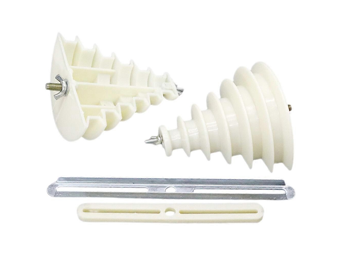 Molde De Bobina Universal Para Enrollado De Motores Eléctricos Monofásico De 0.55-2.2kw Acero Inoxidable Y Abs 16,00x13,30x6,70cm Blanco