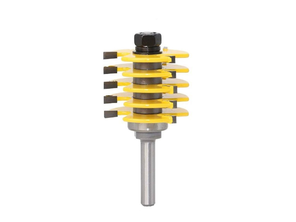 Broca De Router De Dedo Con Articulación Ajustable 8mm Para Carpintería Profesional Herramientas De Corte