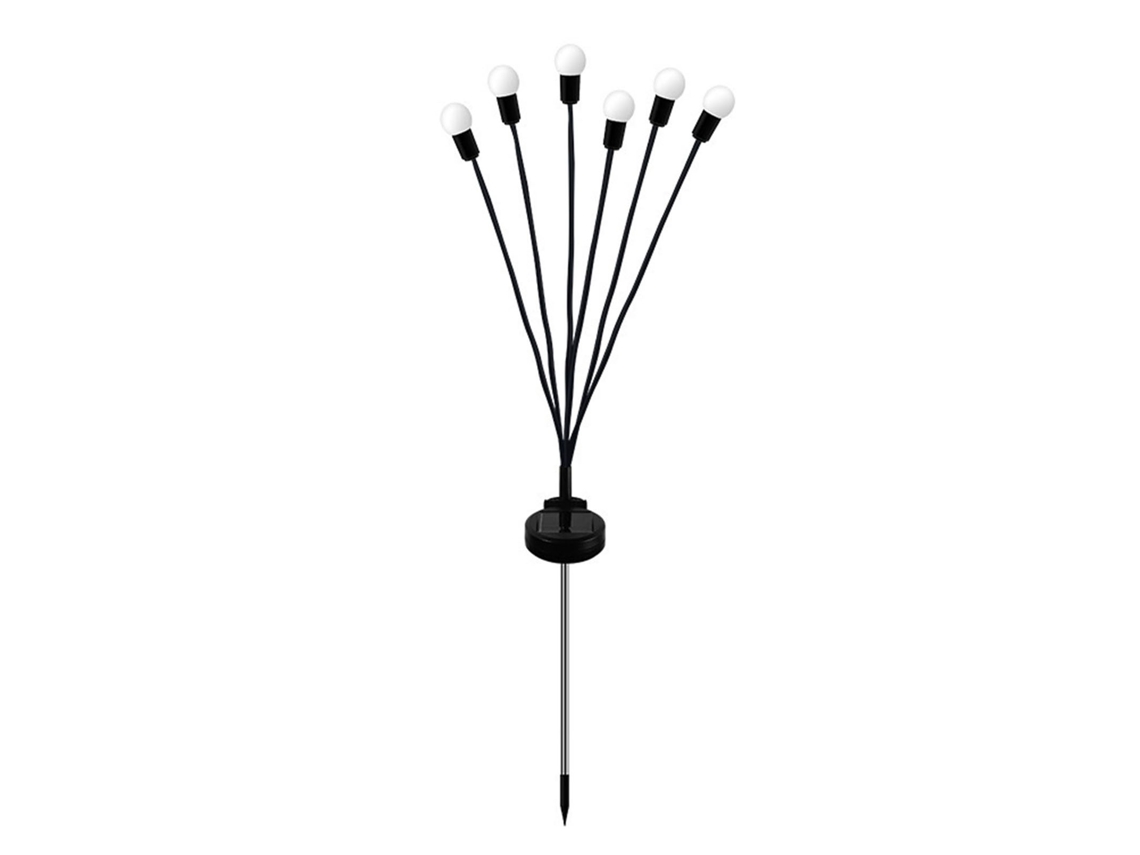 Rebe-luz Solar Para Jardín Y Patio Con 6 Cabezas Coloridas, Control Inteligente De Luz, Impermeable Y Brillante