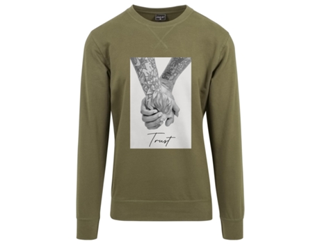 Camiseta MISTER TEE Cuello Redondo Trust Verde (L)