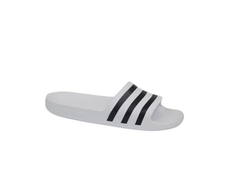 Chanclas Adilette Aqua ADIDAS Hombre (Blanco - Material Sintético -39,3)