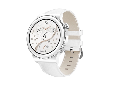 Smartwatch SMANDY E23 1.32in Llamadas Bluetooth (Correa de cuero - Plata