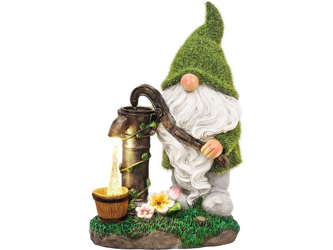 Figuras De Jardín Con Energía Solar, Estatuas Grandes De Resina Para La Decoración De Jardines Y Patios.