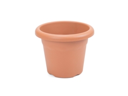 PLASTIKEN TERRA - Maceta Redonda Medida 20 cm 3L Terracota