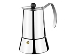 Cafetera italiana de inducción de acero inoxidable Monix Eterna de 4 tazas M630004 Cafetera italiana de inducción de acero inoxidable Monix Eterna de 4 tazas M630004