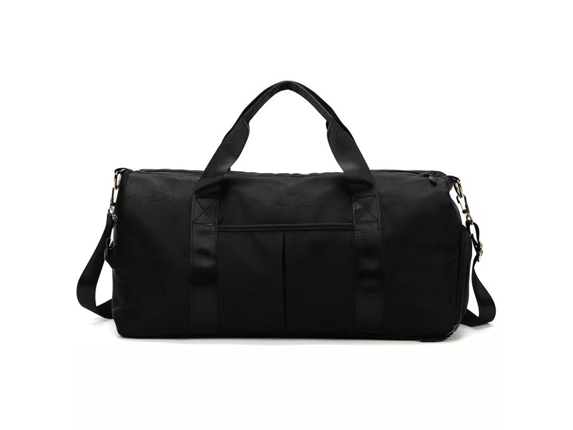 Mochila genérica para hombre y mujer, ideal para el gimnasio o para viajar, con bolsillos internos y un compartimento para zapatos, color negro*.