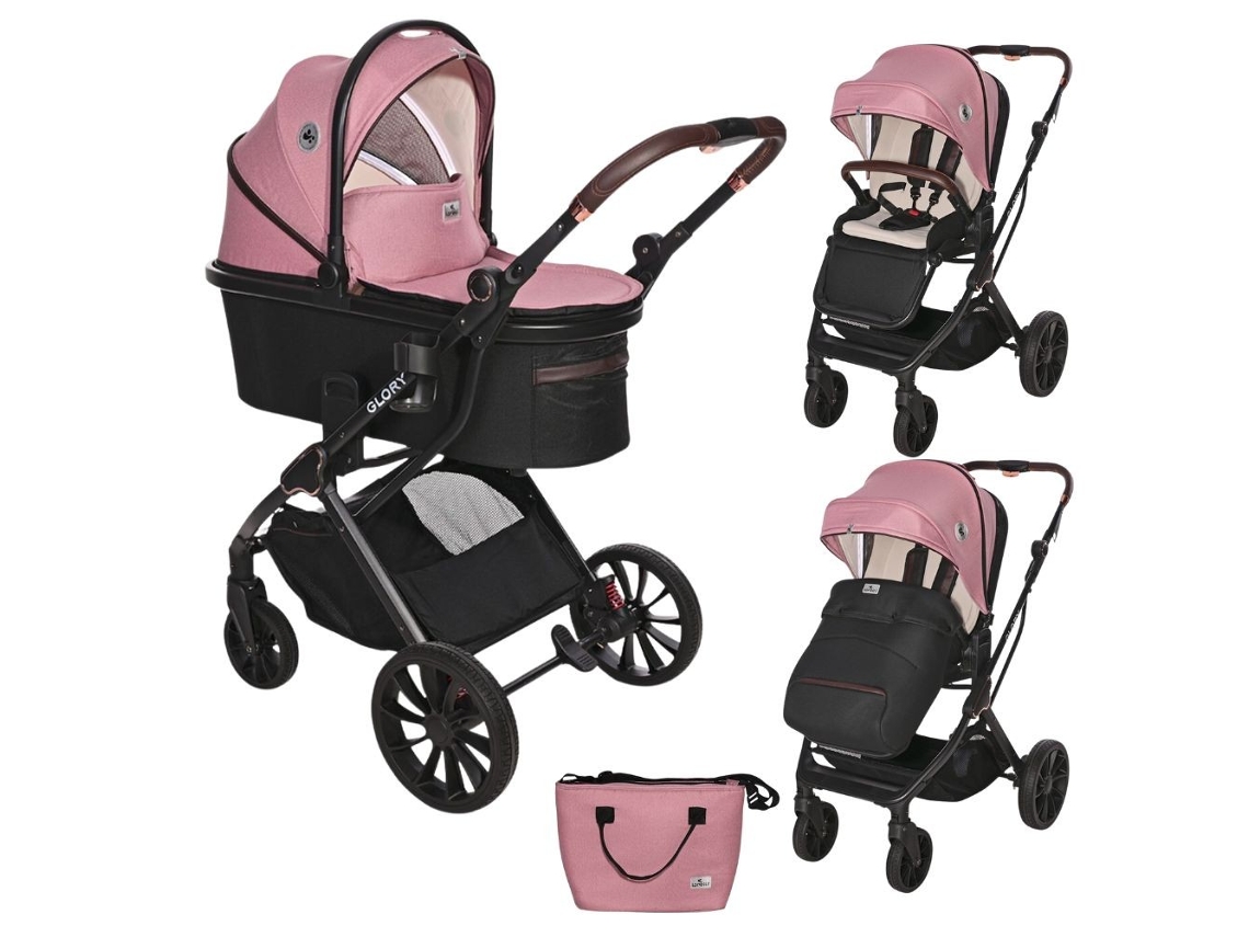 Carrito de bebé duo GLORY hasta 22 Kg de LORELLI pink