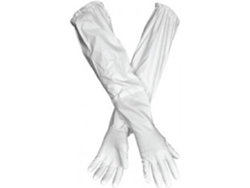 Luvas Brancas Revestidas De Pvc Pdo*