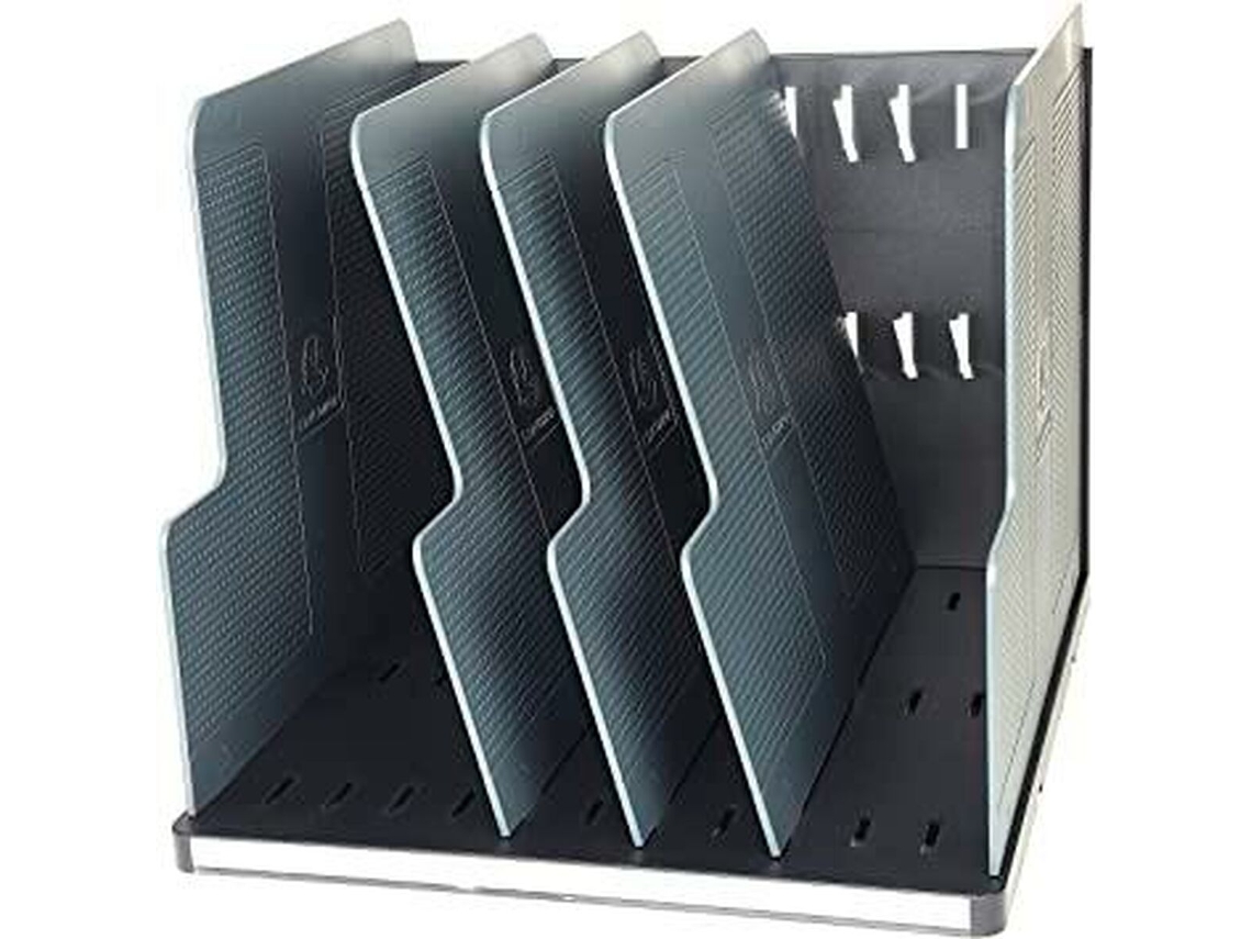 Clasificador de Documentos Exacompta Modulotop Ecoblack Vertical Negro Poliestireno 5 compartimentos (30 x 28,8 x 25,5 cm)