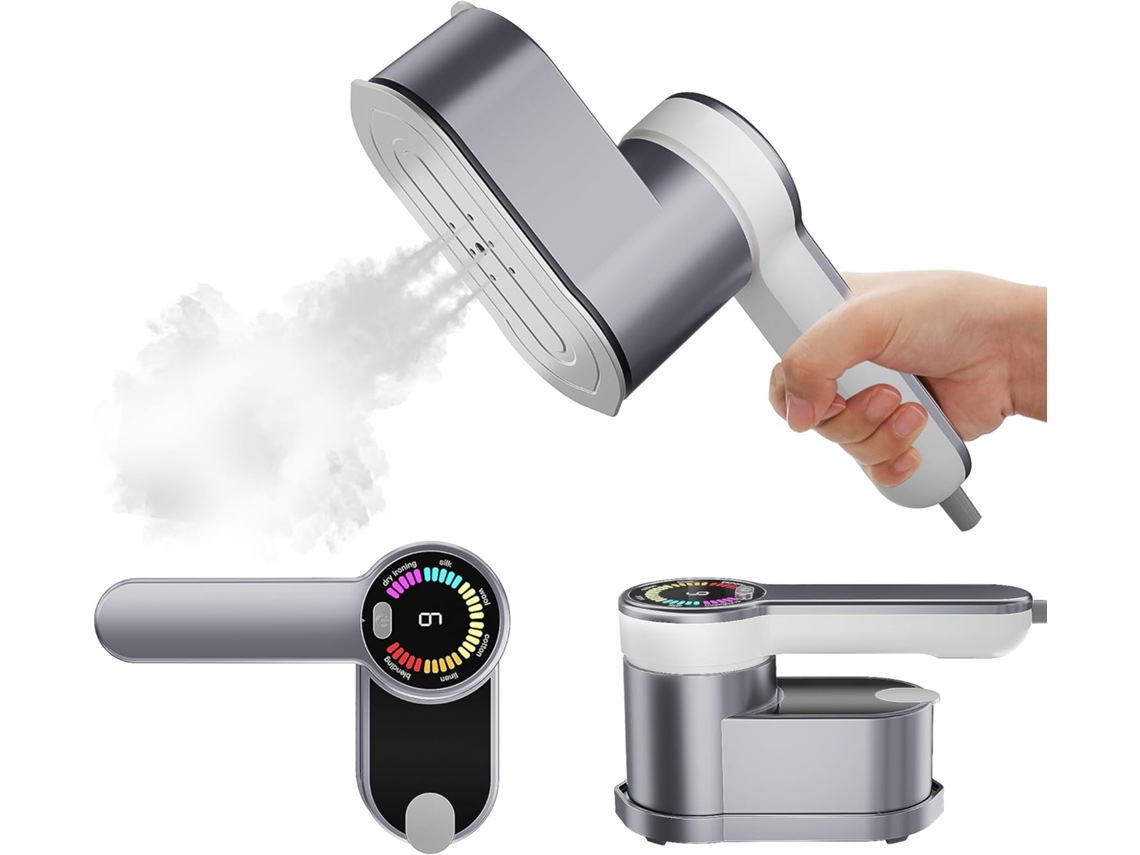 Vaporizador de ropa portátil Eifson de 1200 W con 6 modos de planchado (gris)