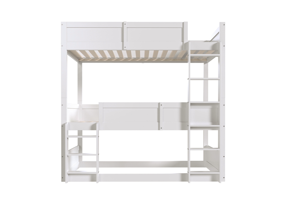 Litera Mobrio Madera Macizo Blanco (90x200x191)