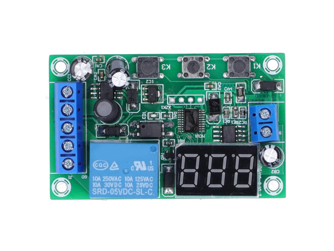 Módulo De Detección De Corriente Continua Con Pantalla Digital Y Control De Motor De 12 V.