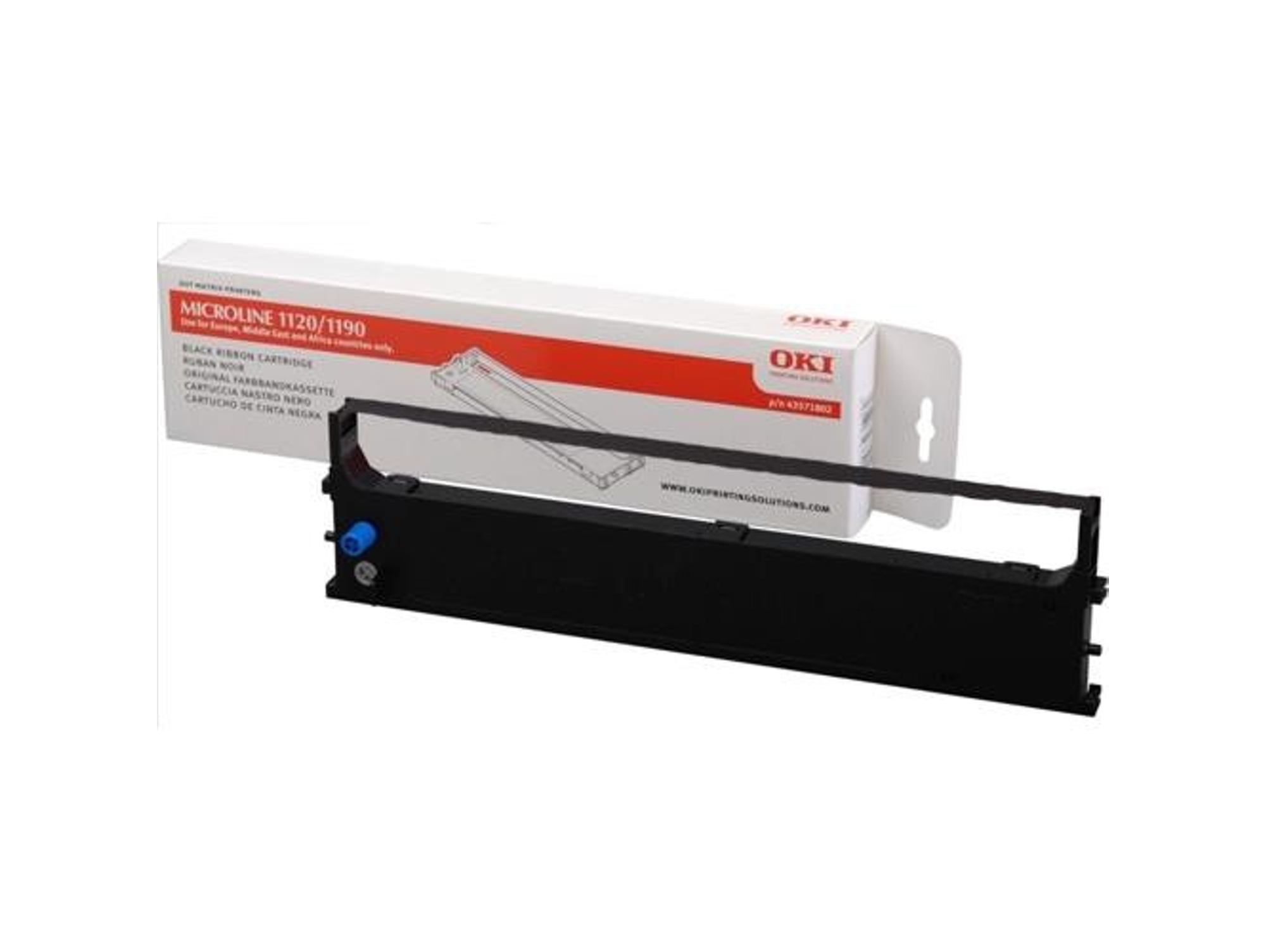 Cinta ImpresoraOKI  43571802  para OKI ML1120 eco, Microline 1120, 1120eco, 1190, 1190eco