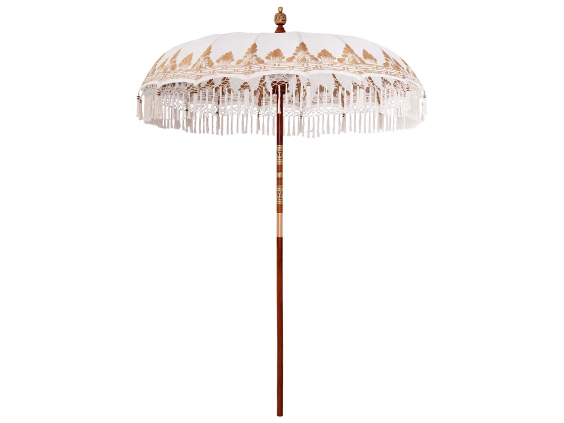 Sombrilla balinesa color crema 190 x 190 x 260 cm HARLANAV1