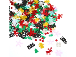 Dulces navideños, copos de nieve, letras y alces para decoración de fiestas NEVEANCE