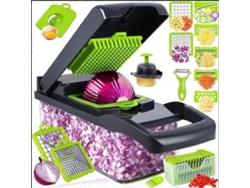 Cortadora y picadora de verduras 16 en 1, herramienta de cocina multifuncional Ushion