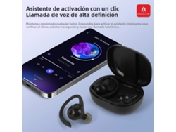 Auriculares deportivos inalámbricos Inmas R200, impermeables, con gancho para la oreja, pantalla digital LED, estéreo 9D, Vayotoy