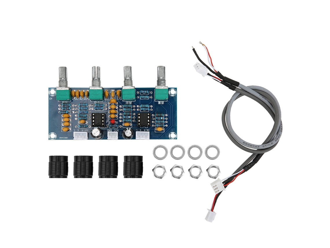 Ne5532 Panel De Control De Preamplificador Con Ajuste De Graves/agudos Xh-a901 Dc12v-24v