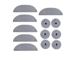 Almohadillas de repuesto para mopa de aspiradora robot Saros 10 / G30. Almohadillas de mopa reutilizables y lavables.