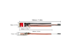 2026dz-controlador De Velocidad Eléctrico Brushless 70a Para Coches Rc Con Batería Lipo 2-6s Y Bec 128khz Pwm