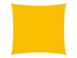 Parasol cuadrado en tejido Oxford amarillo MAISON EXCLUSIVE 4x4 m