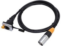 Cable De Extensión Ethernet Impermeable Con Conector Stp Rj45 Y Adaptador Hembra.