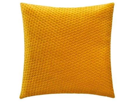 Cojín Emb Dolce Terciopelo 40 X 40 Cm Ocre ATMOSPHERA
