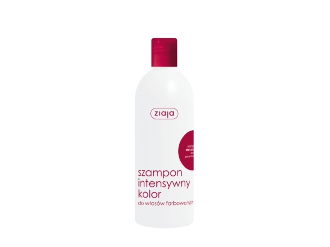Ziaja, Champú de brillo intenso con aceite de ricino, 400 ml