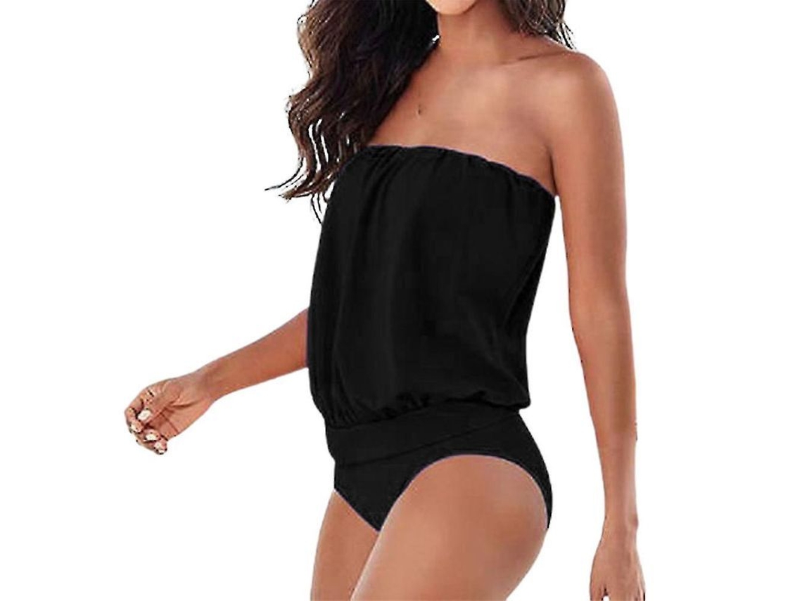 2026-traje De Baño Entero Bandeau Para Mujer Sin Tirantes Sin Relleno Verano Playa Piscina Monokini