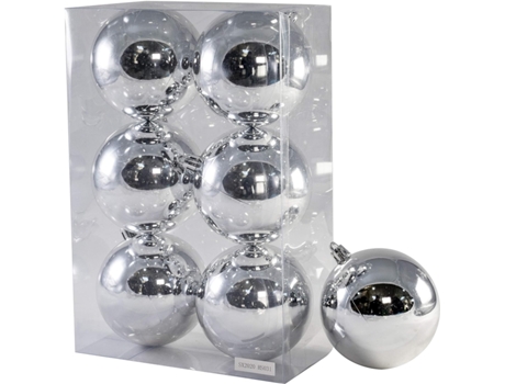 Bolas de Navidad Multicolor, 6 Unidades de 8 cm, Navidad Bolas para el árbol de Navidad, para Vacaciones, Bodas, Fiestas, Decoración de Regalos, Do...