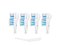4 Cabezales De Cepillado De Repuesto Para Cepillos De Conexión Oral B