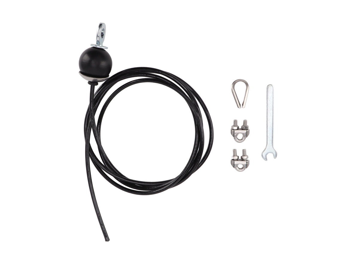 Cable De Polea Para Gimnasio Y Bricolaje Doméstico, Cable De Fitness De Repuesto Con Sistema De Fijación, 200 Cm, 100 Kg