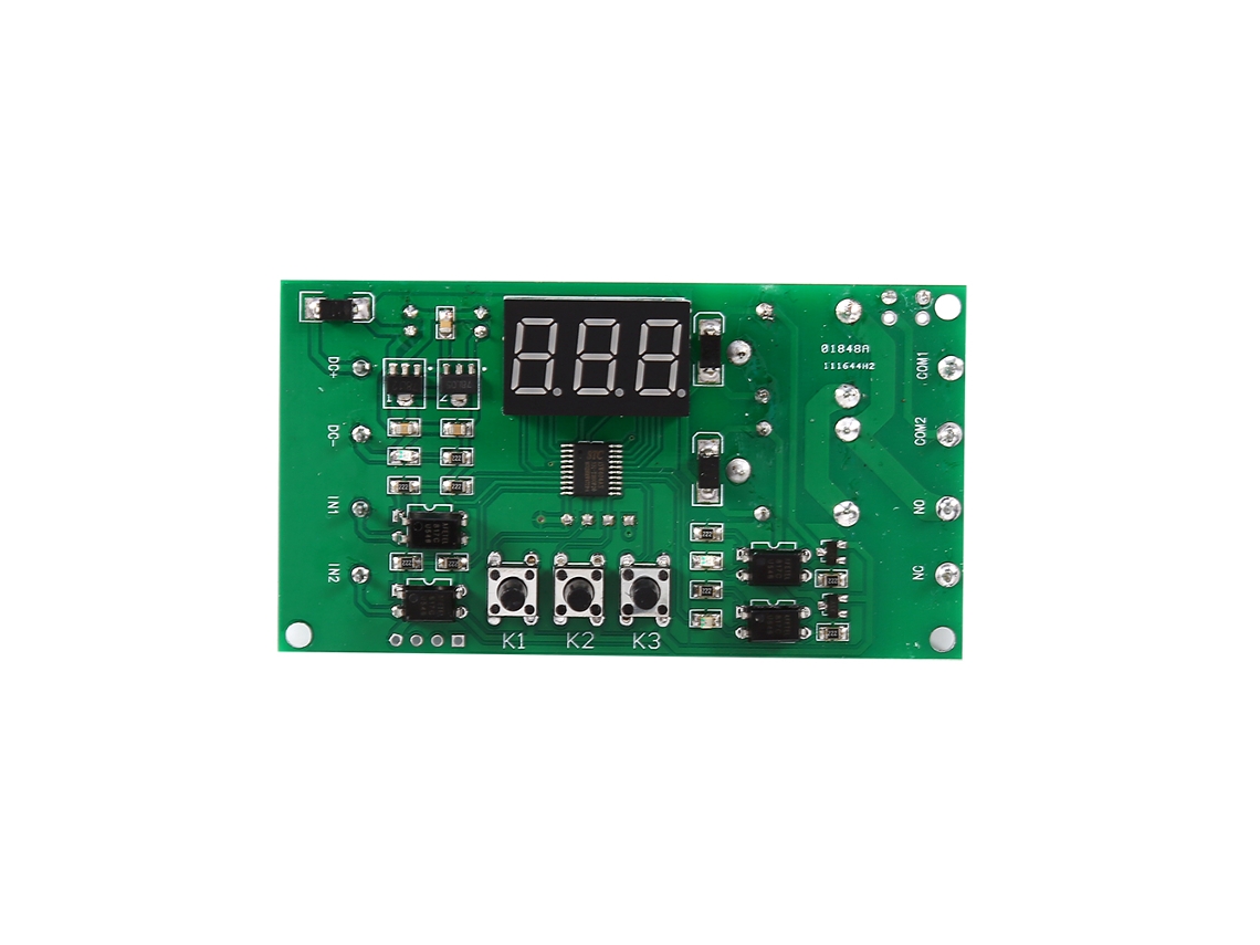 Módulo De Relé Programable De 12 V Con Control De Tiempo E Inversión De Giro Para Motor De Cc.