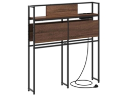 Maison Exclusive - Cabecera De Almacenamiento Con Estante Marrón Roble 100 Cm