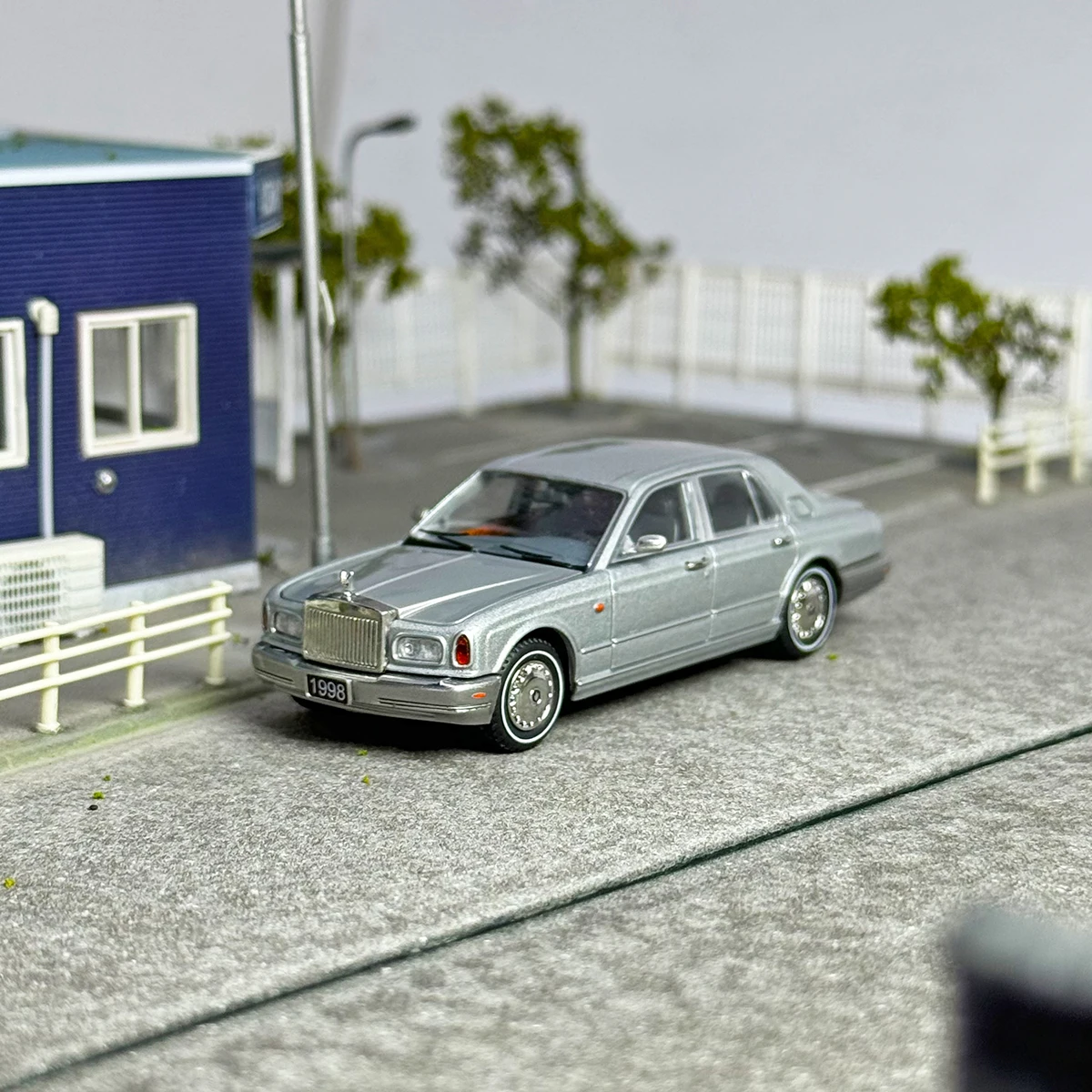 (prateado) Miniatura De Carro Em Liga Metálica Na Escala 1:64 E Modelo De Carro De Brinquedo