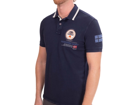 Polo de Hombre NAPAPIJRI Algodón Azul (S)