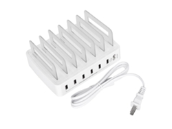 Estación De Carga Usb (carga Rápida De 6 Puertos, Carga Inteligente)