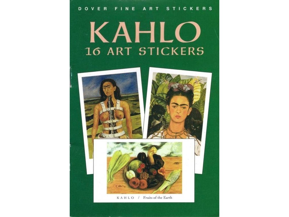 Libro Kahlo 16 Art Stickers de Frida Kahlo